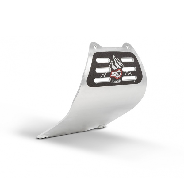 Cubre Carter de Aluminio Mecanizado liso Montesa Trial S3 Silver