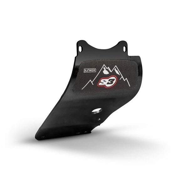 Cubre carter de aluminio mecanizado Gas Gas S3 Parts Negro