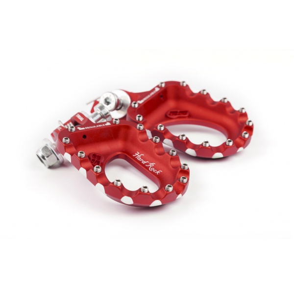 Kit staffe in alluminio Trial modello HARD ROCK ALUMINIUM RED
