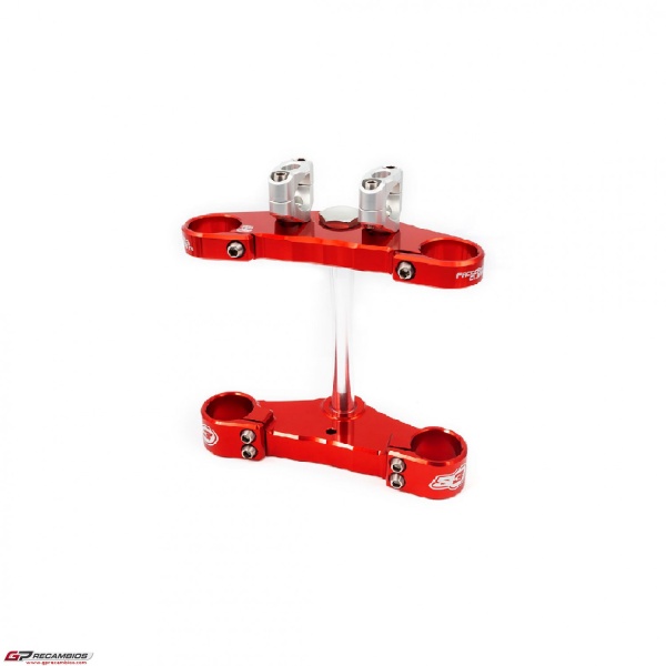 S3 Parts Gas Gas 39mm Tech Fork Handlebar S3 Parts Handlebar Seatpost Set Red