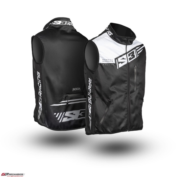 Chaleco Body Warmer Técnico Racing blanco